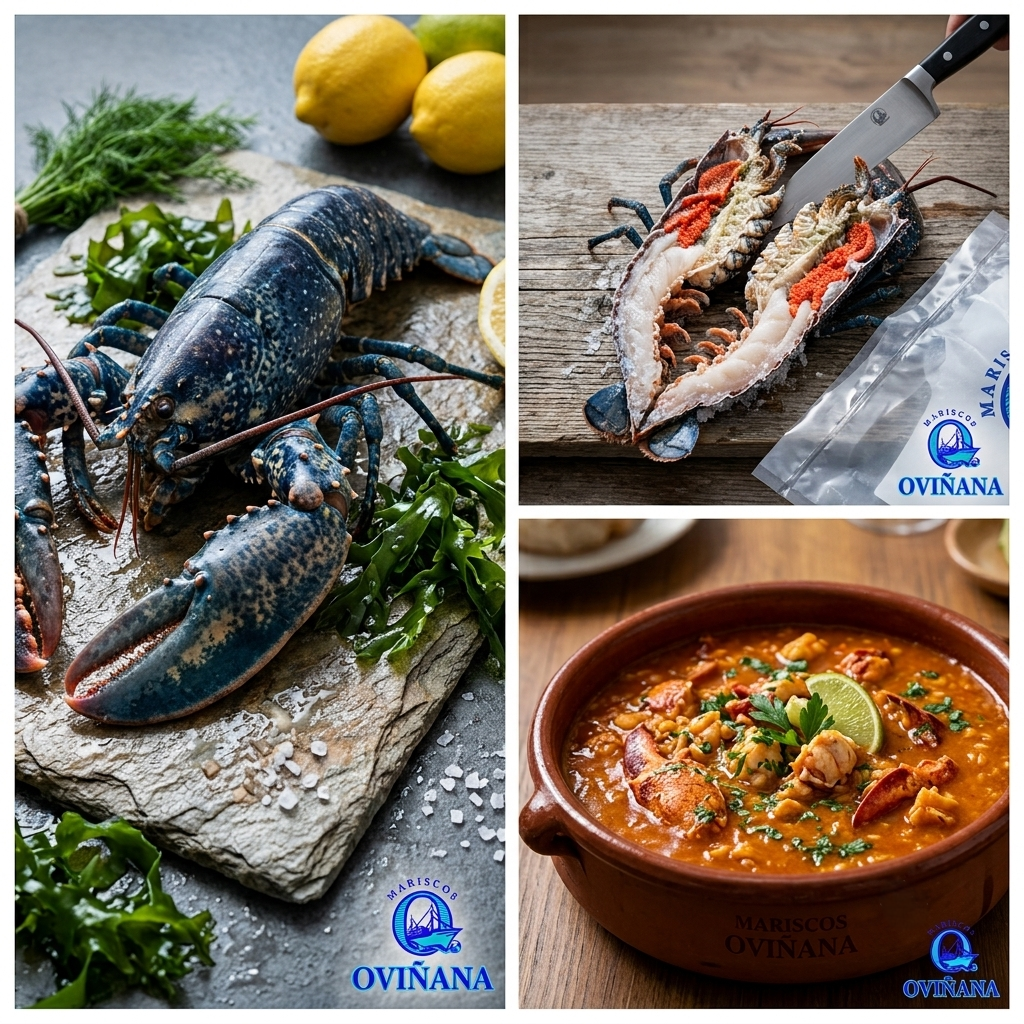 Bogavante azul vivo congelado
